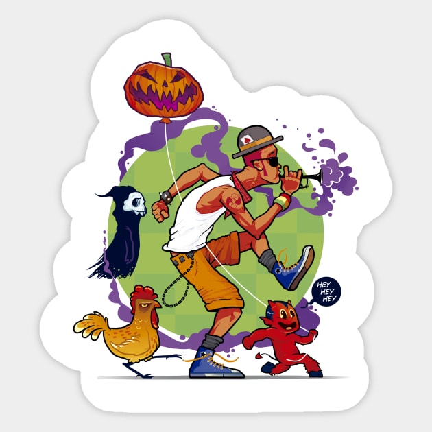 Happy halloween Sticker by Morts